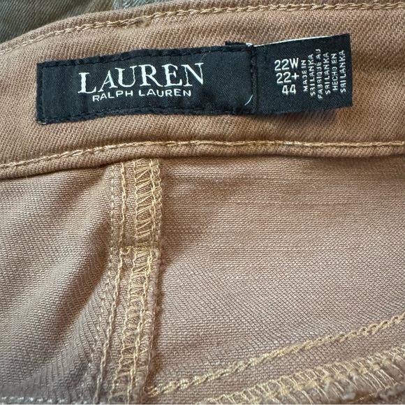 NWOT Laure Ralph Lauren High-Rise Straight Ankle Jeans - Picture 9 of 10